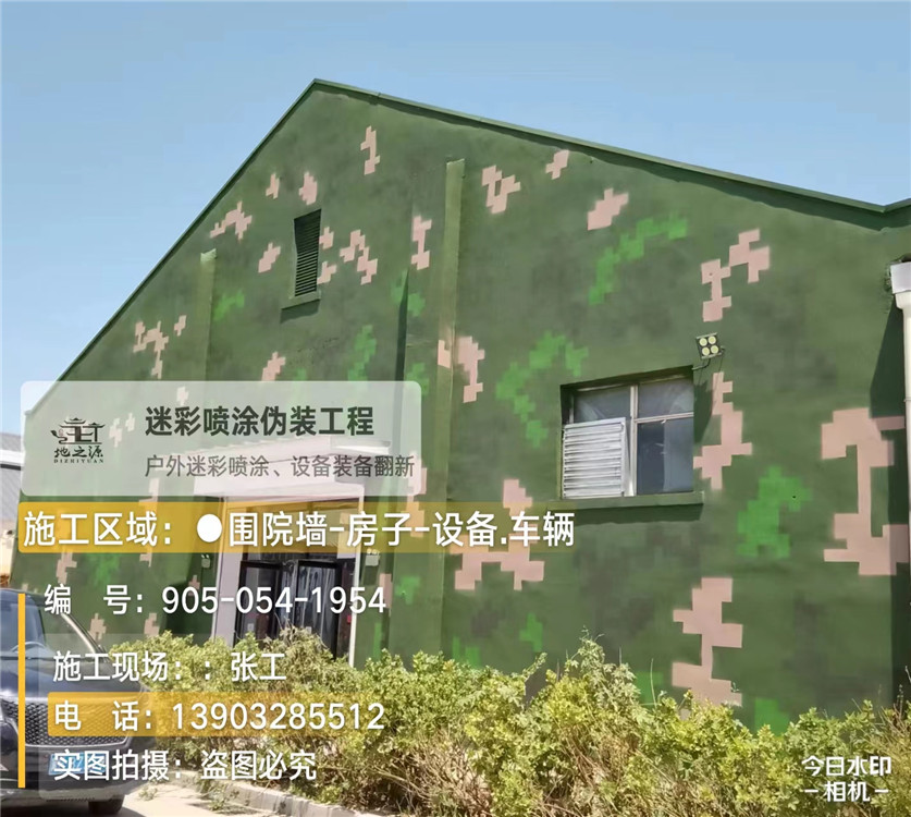 拉萨外墙数码迷彩漆施工报价清单（100㎡标准墙面测算）
